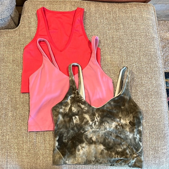 Lululemon align crop tank- set of 2 - Picture 1 of 5